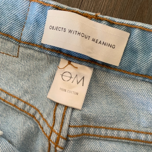 NWT Objects Without Meaning frayed flare jeans - Picture 6 of 11